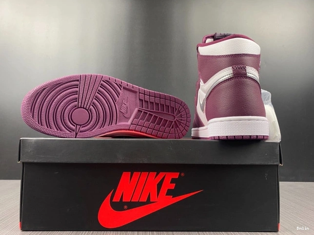 Bmlin Shoes 1 555088-611 OG High Jordan Air Bordeaux 0710
